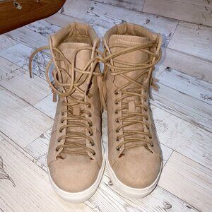 Guilty Soles Eliza Tan Fringe High-tops
